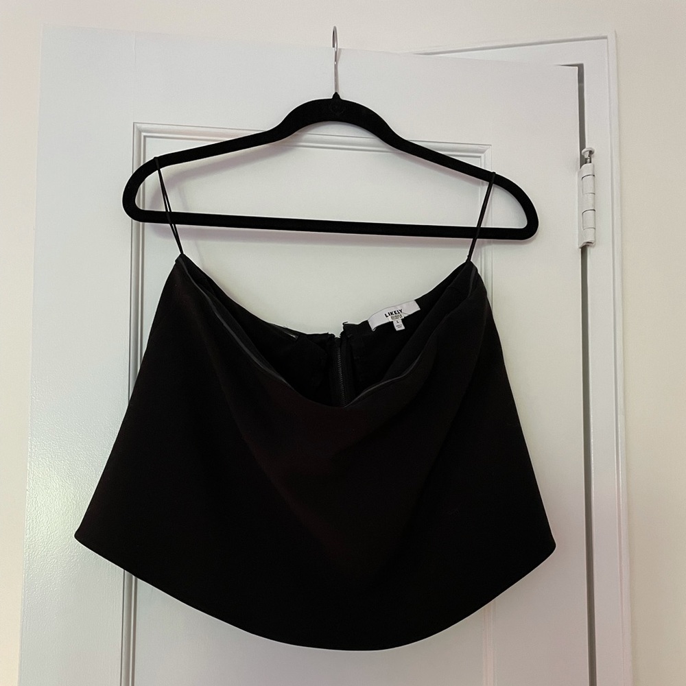 Strapless L crop top!